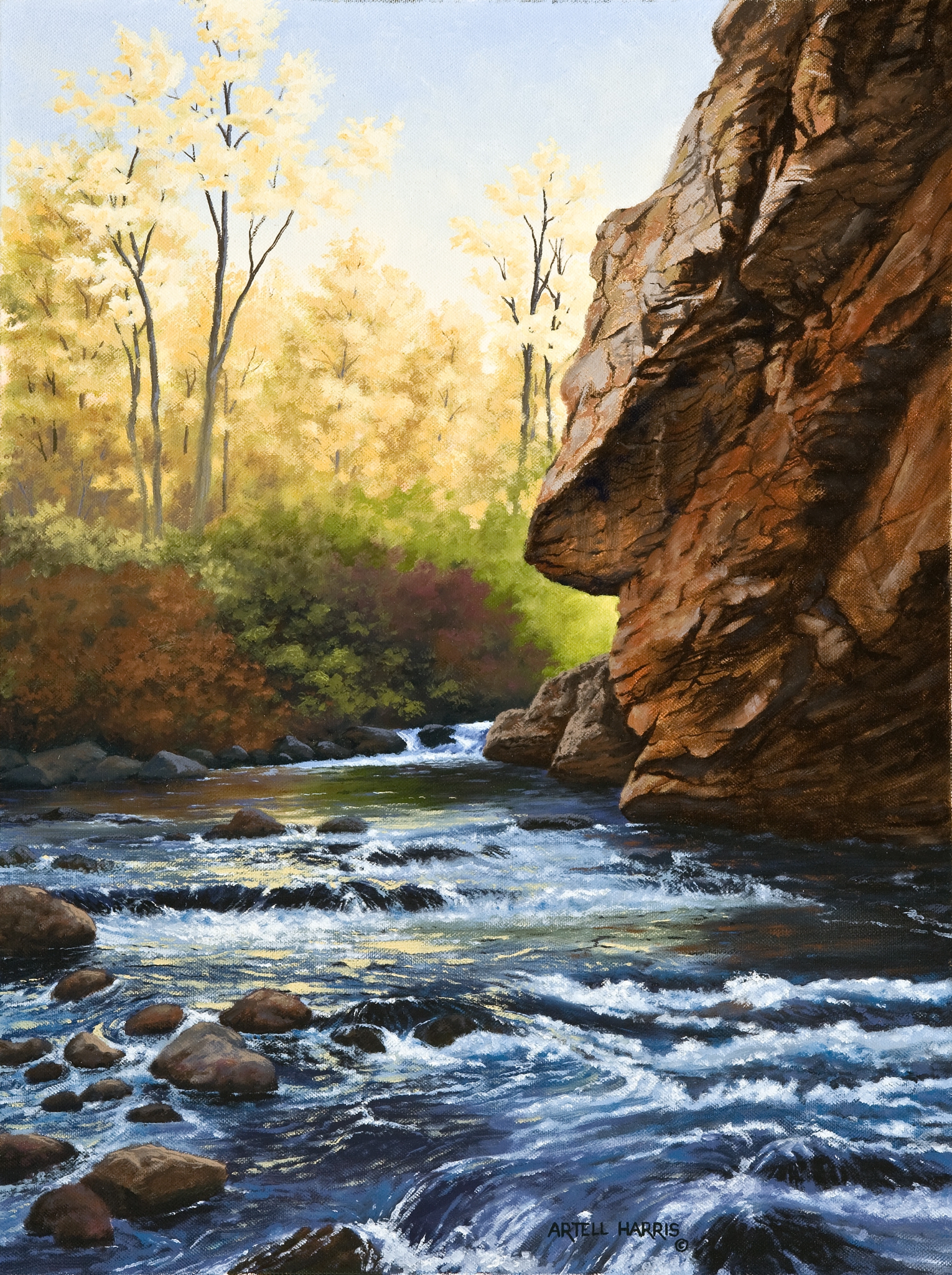 Click here to view Cottonwood Creek #2 by artell harris