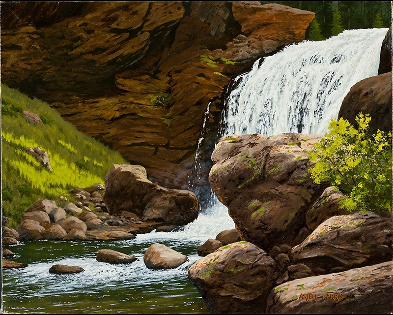Click here to view Moose Falls #1, Yellowstone by artell harris