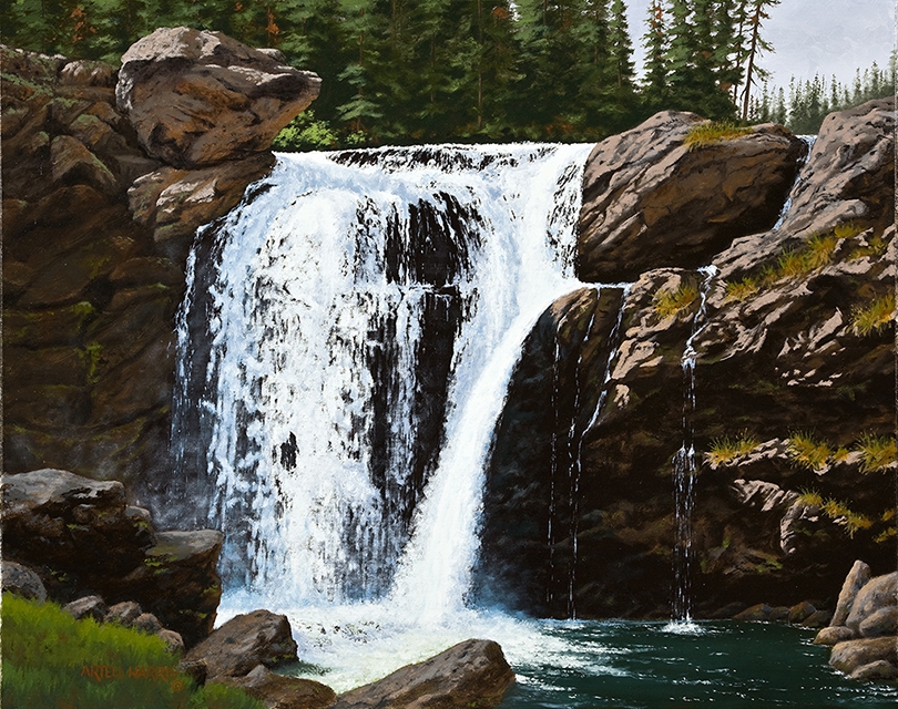Click here to view Moose Falls #3 by artell harris