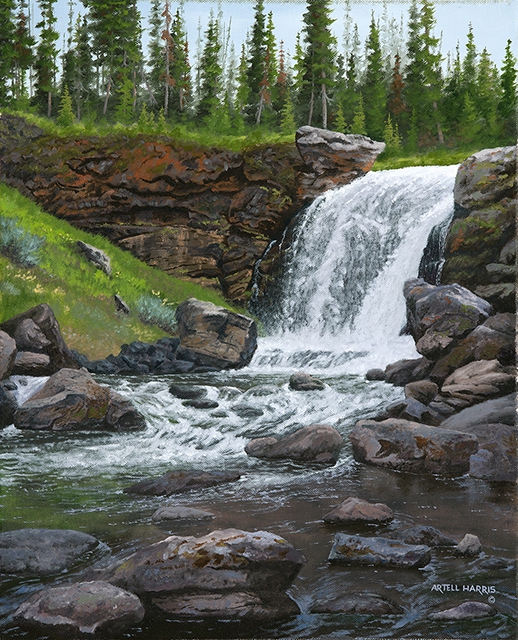 Click here to view Moose Falls #4 by artell harris