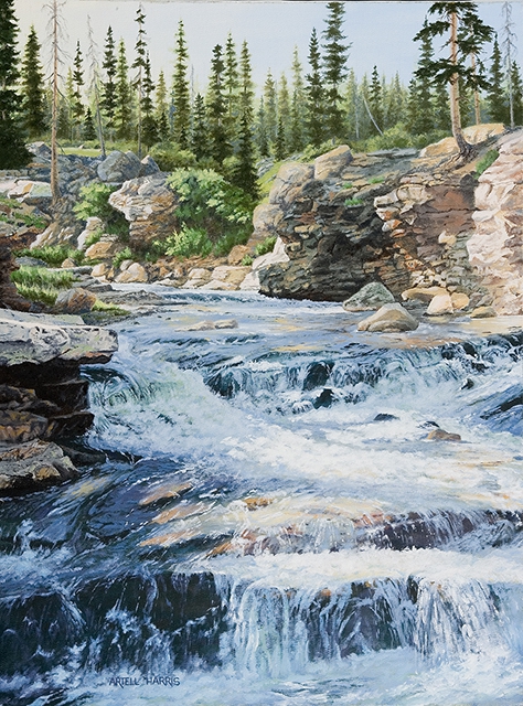 Click here to view Provo River Falls #1 by artell harris