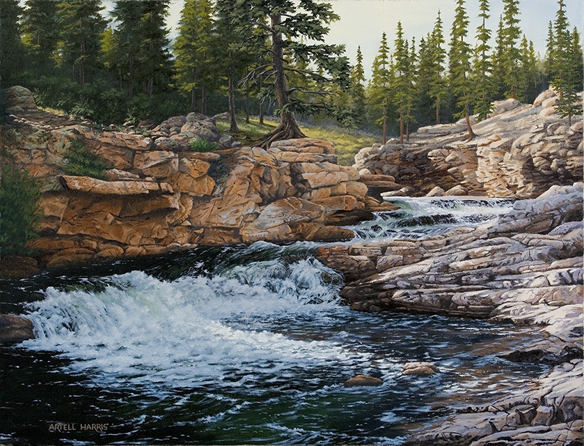 Click here to view Provo River Falls #2 by artell harris