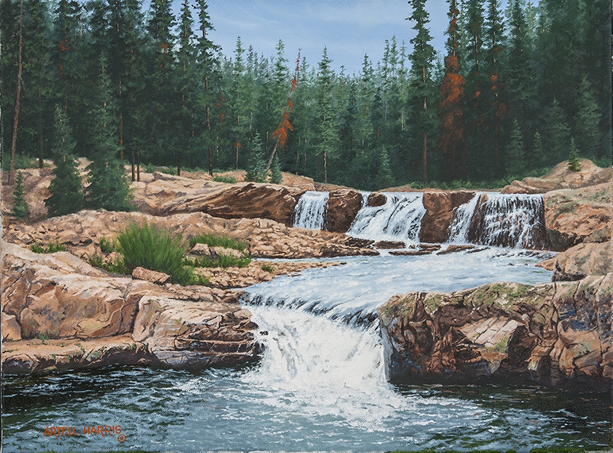 Click here to view Provo River Falls #6 by artell harris