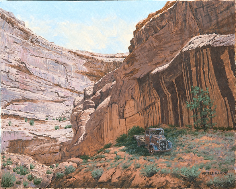 Click here to view Still hauling rocks by artell harris